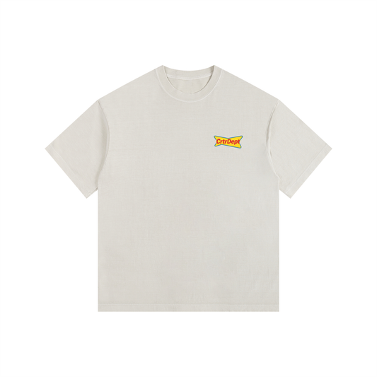 The Burger Joint Vintage Washed Oversized Cotton T-Shirt