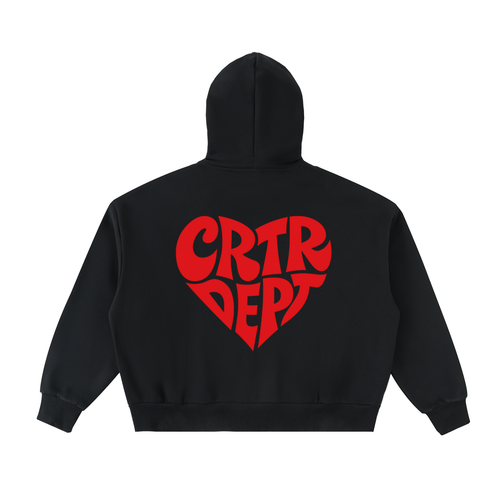CRTR LOVE Full-Zip Boxy Hoodie