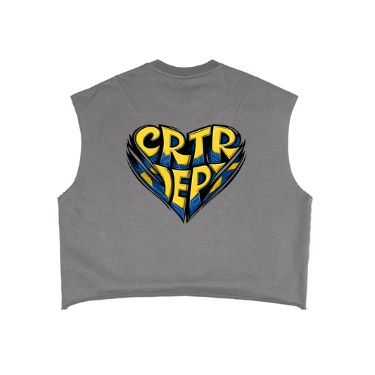 CRTR LXVE French Terry Boxy Tank Top