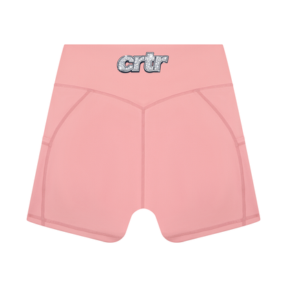 The Diamond Series High Rise Pocket Yoga Shorts