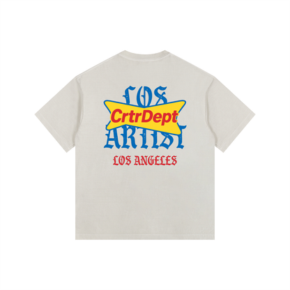 The Burger Joint Vintage Washed Oversized Cotton T-Shirt