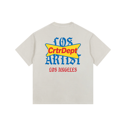 The Burger Joint Vintage Washed Oversized Cotton T-Shirt