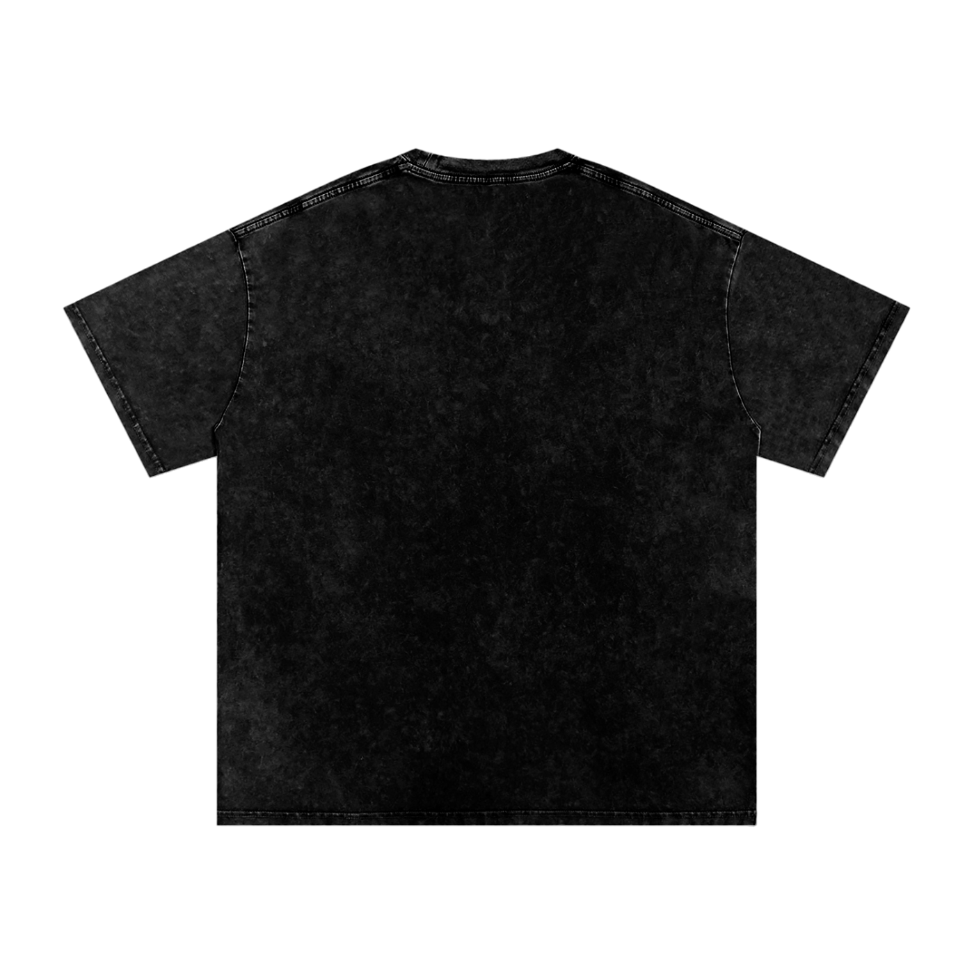ICED OUT AND CRASHEDD OUT Snow Washed Oversized Cotton T-Shirt