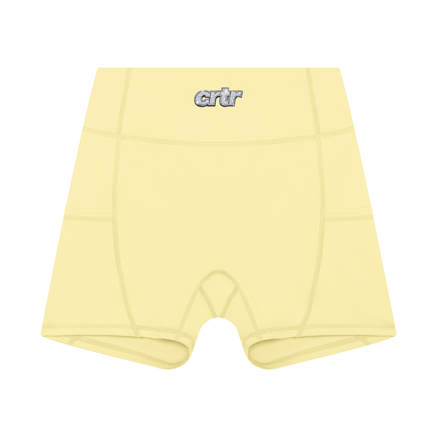 The Diamond Series High Rise Pocket Yoga Shorts