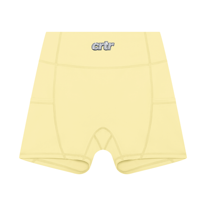 The Diamond Series High Rise Pocket Yoga Shorts