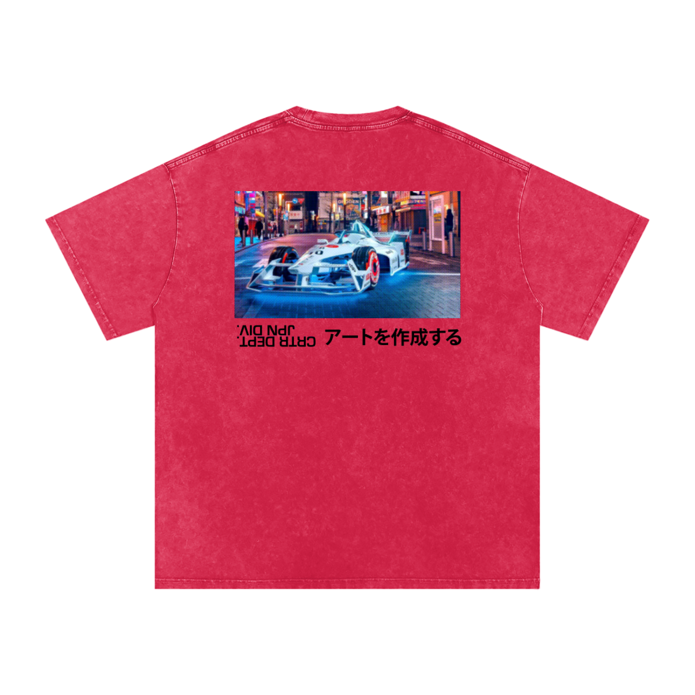 The JPN V2 Snow Washed Oversized Cotton T-Shirt