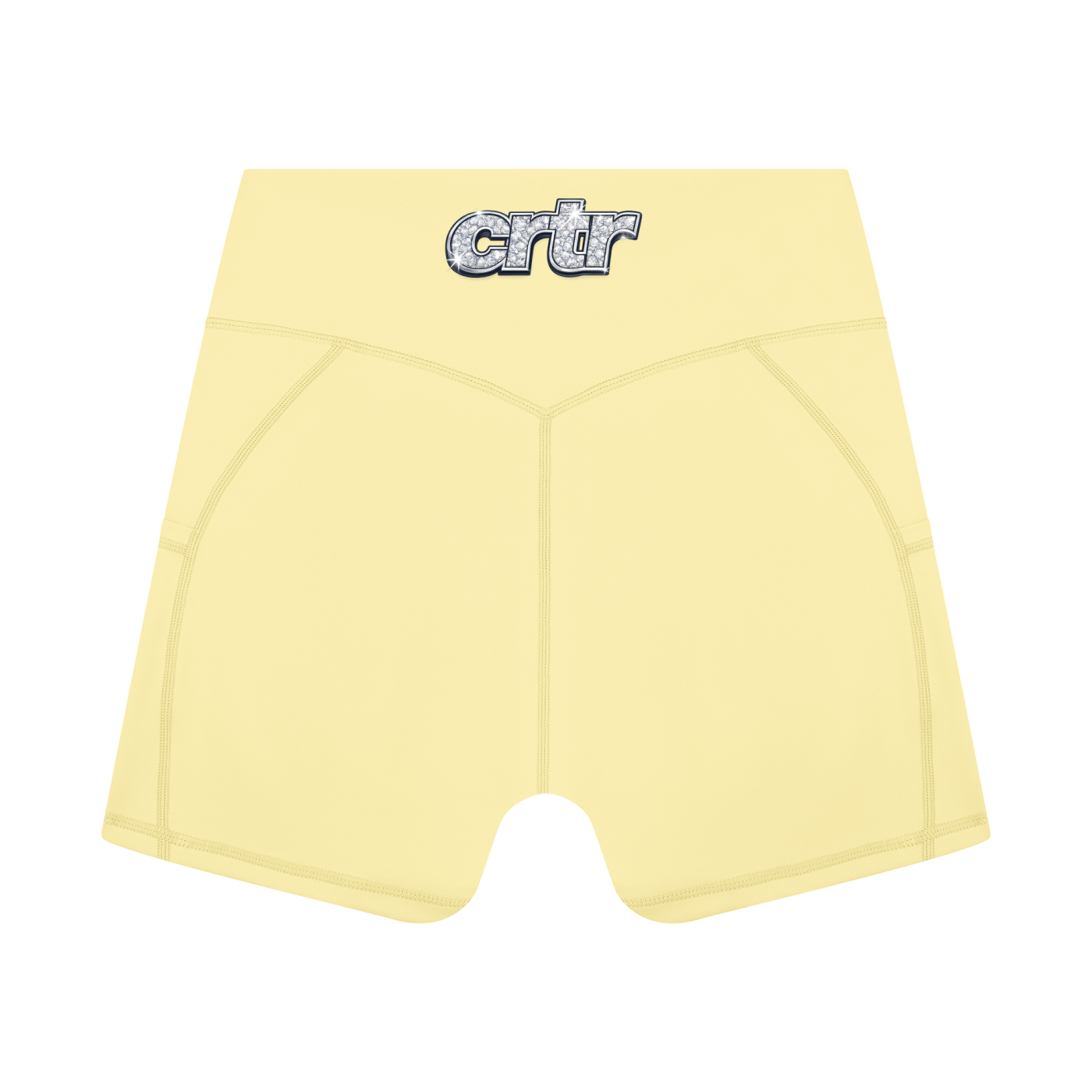 The Diamond Series High Rise Pocket Yoga Shorts