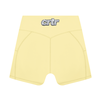 The Diamond Series High Rise Pocket Yoga Shorts