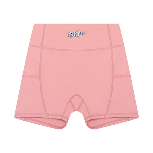 The Diamond Series High Rise Pocket Yoga Shorts